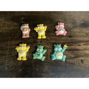 Care Bears Plastic Magnets 1.75"-2 3/8"" American Greetings Vintage 80s